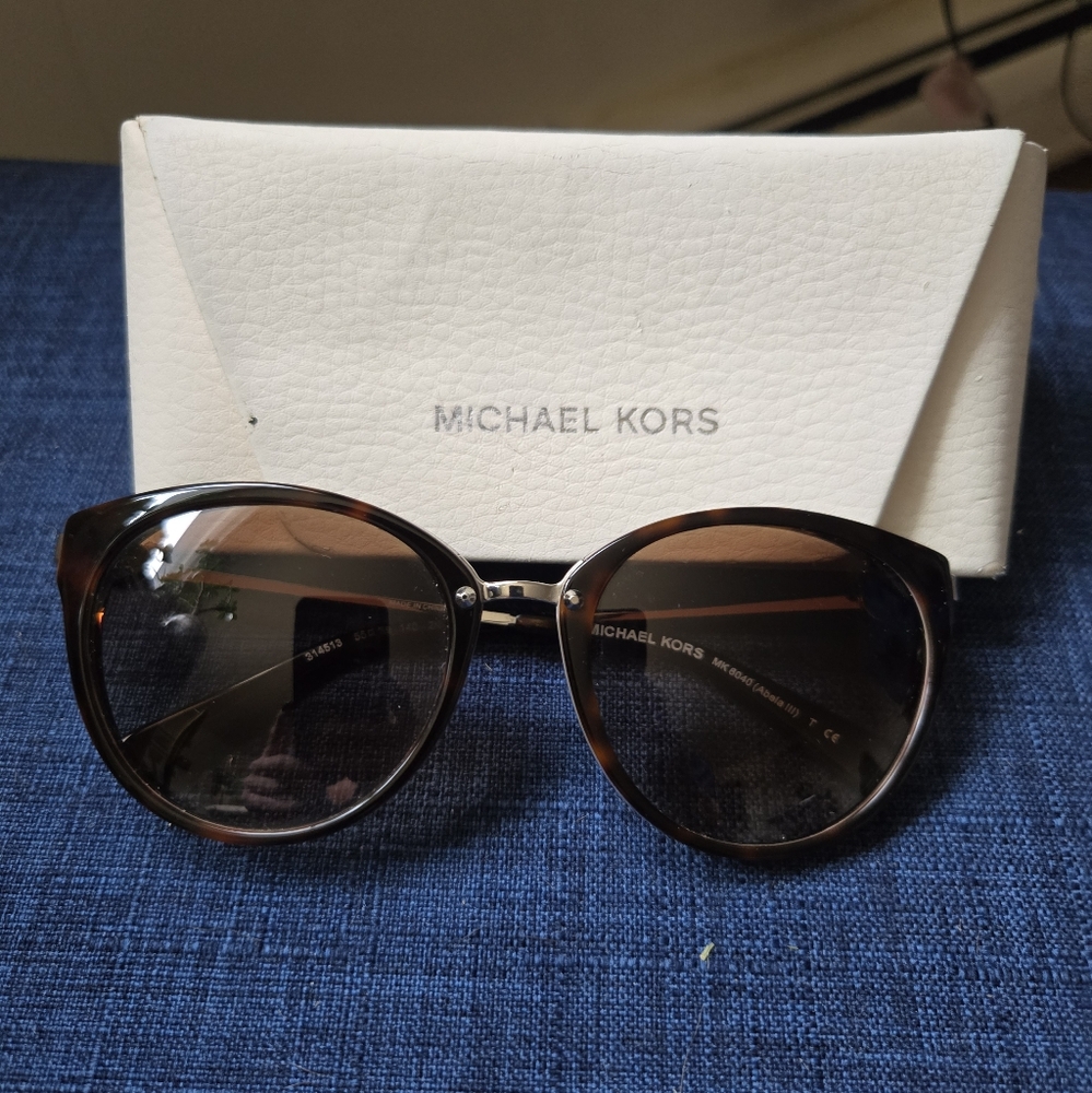 Michael Kors Brown Aviator Sunglasses